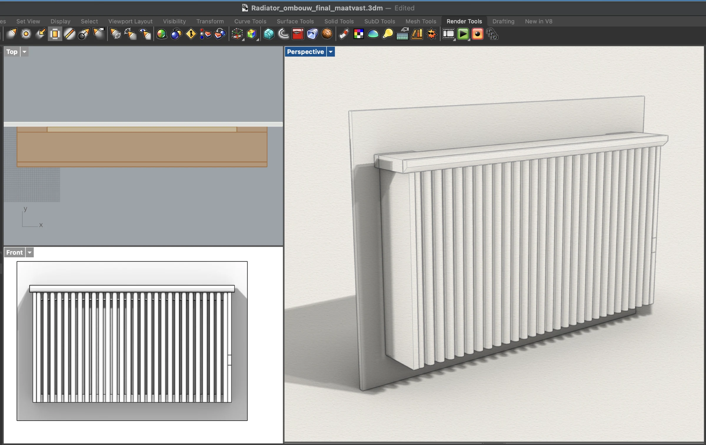 Radiator Ombouw Design